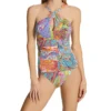 Bleu Rod Beattie Bohemian Paradise High Neck One Piece Swimsuit BP22787 -Pour Moi Bikinis Shop bleu rod beattie bleu01 bp22787 gs