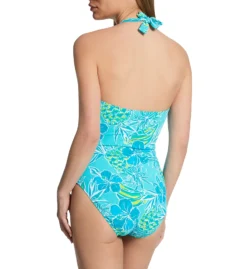 Bleu Rod Beattie Escape To The Beach Halter Mio One Piece Swimsuit EB23236 -Pour Moi Bikinis Shop bleu rod beattie bleu01 eb23236 bs