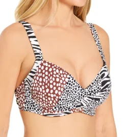 Bleu Rod Beattie Some Like It Hot Underwire Molded Bra Swim Top H21357D