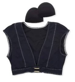 Bleu Rod Beattie A Fine Line Cap Sleeve Crop Swim Top L23115 -Pour Moi Bikinis Shop bleu rod beattie bleu01 l23115 cs6