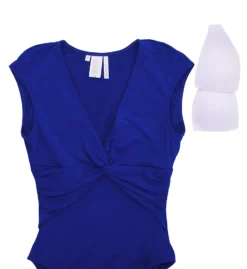 Bleu Rod Beattie Lets Get Twisted Mio One Piece Swimsuit LT23237 -Pour Moi Bikinis Shop bleu rod beattie bleu01 lt23237 cs5