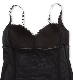 Bleu Rod Beattie Plus Size Urban Oasis Tie Front Tankini Swim Top O22401X -Pour Moi Bikinis Shop bleu rod beattie bleu01 o22401x cs6