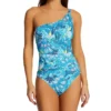 Bleu Rod Beattie Paradise Found One Shoulder One Piece Swimsuit PF22785 -Pour Moi Bikinis Shop bleu rod beattie bleu01 pf22785 gs