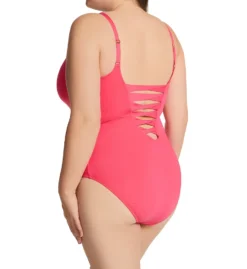 Bleu Rod Beattie Plus Size Ring Me Up Plunge One Piece Swimsuit R22207X -Pour Moi Bikinis Shop bleu rod beattie bleu01 r22207x bs