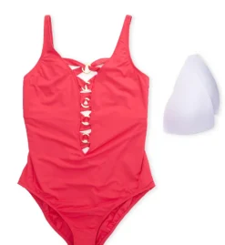 Bleu Rod Beattie Plus Size Ring Me Up Plunge One Piece Swimsuit R22207X -Pour Moi Bikinis Shop bleu rod beattie bleu01 r22207x cs6