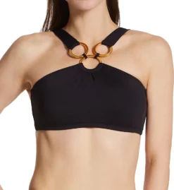 Bleu Rod Beattie Ring Me Up Over Shoulder Ring Swim Top RU22105