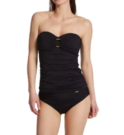 Bleu Rod Beattie Ring Me Up High Waist Draped Swim Bottom RU22508 -Pour Moi Bikinis Shop bleu rod beattie bleu01 ru22508 cs3