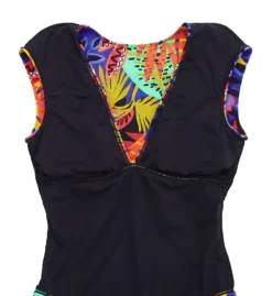 Bleu Rod Beattie Night Safari Cap Sleeve Mio One Piece Swimsuit S23767 -Pour Moi Bikinis Shop bleu rod beattie bleu01 s23767 cs6