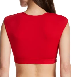 Bleu Rod Beattie Behind The Seams Cap Sleeve Crop Swim Top SM22691 -Pour Moi Bikinis Shop bleu rod beattie bleu01 sm22691 bs