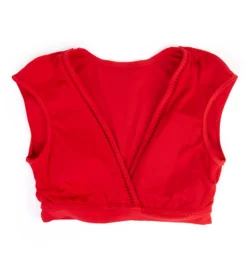 Bleu Rod Beattie Behind The Seams Cap Sleeve Crop Swim Top SM22691 -Pour Moi Bikinis Shop bleu rod beattie bleu01 sm22691 cs5