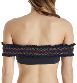 Bleu Rod Beattie Smock It To Ya Off The Shoulder Bandeau Swim Top Y18683 -Pour Moi Bikinis Shop bleu rod beattie bleu01 y18683 bs