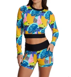 Body Glove Curacao Splash Performance Fit Cross-over Shorts 603660 -Pour Moi Bikinis Shop body glove bg01 603660 cs1