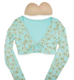 Body Glove Salt Clay Mika Crop Swim Top 610266 -Pour Moi Bikinis Shop body glove bg01 610266 cs5