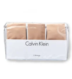 Calvin Klein Invisibles Thong - 3 Pack QD3558 -Pour Moi Bikinis Shop calvin klein cal001 qd3558 cs1