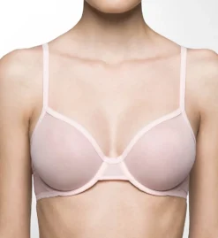 Calvin Klein Sheer Marquisette Unlined Demi Underwire Bra QF1680