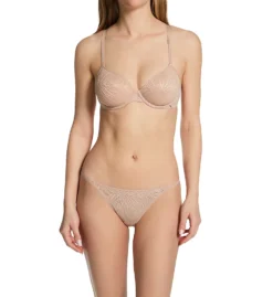 Calvin Klein Sheer Marquisette Lightly Lined Demi Bra QF6875 -Pour Moi Bikinis Shop calvin klein cal001 qf6875 cs3