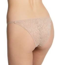 Calvin Klein Sheer Marquisette High Leg Tanga Panty QF7105 -Pour Moi Bikinis Shop calvin klein cal001 qf7105 bs