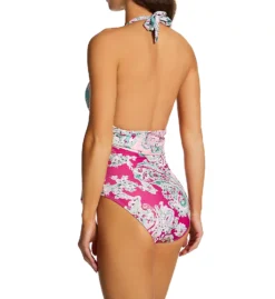 Carmen Marc Valvo Bellagio Paisley Scarf Tie One Piece Swimsuit C2J434 -Pour Moi Bikinis Shop carmen marc valvo cmv01 c2j434 bs