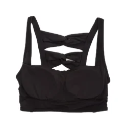 Carmen Marc Valvo Twisted Ties Square Neck Twist Back Crop Swim Top C66430 -Pour Moi Bikinis Shop carmen marc valvo cmv01 c66430 cs5