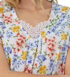 Carole Hochman 100% Cotton Knit Short Sleeve Waltz Gown CH22551 -Pour Moi Bikinis Shop carole hochman caho01 ch22551 cs2