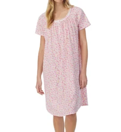 Carole Hochman 100% Cotton Knit Short Sleeve Waltz Gown CH22552