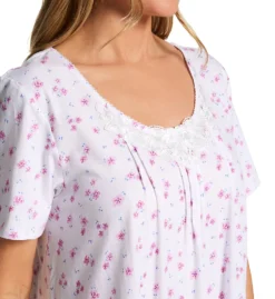 Carole Hochman 100% Cotton Knit Short Sleeve Sleepshirt CH22553 -Pour Moi Bikinis Shop carole hochman caho01 ch22553 cs2