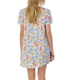 Carole Hochman 100% Cotton Knit Short Sleeve Chemise CH82551 -Pour Moi Bikinis Shop carole hochman caho01 ch82551 bs