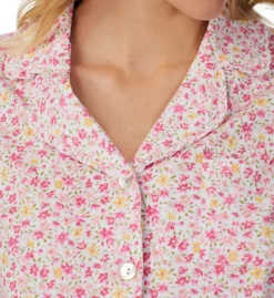 Carole Hochman 100% Cotton Short Sleeve Notch Collar Long PJ Set CH92552 -Pour Moi Bikinis Shop carole hochman caho01 ch92552 cs2