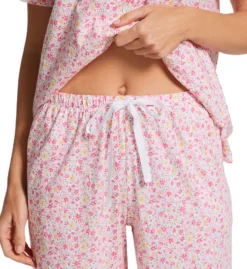 Carole Hochman 100% Cotton Short Sleeve Notch Collar Long PJ Set CH92552 -Pour Moi Bikinis Shop carole hochman caho01 ch92552 cs3