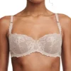 Chantelle Champs Elysees Lace Unlined Demi Bra 2605 -Pour Moi Bikinis Shop chantelle cha001 2605 gs
