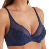 Chantelle Wagram Lace Unlined Plunge Bra 2991 -Pour Moi Bikinis Shop chantelle cha001 2991 gs