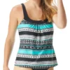 Coco Reef Riviera Stripe Ultra Fit Tankini Swim Top U77685 -Pour Moi Bikinis Shop coco reef coco01 u77685 gs
