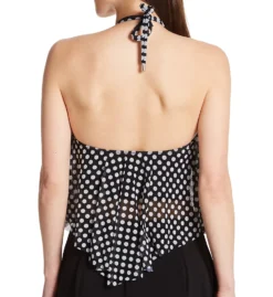 Coco Reef Riviera Dot Aura Mesh Ruffle Crop Tankini Swim Top U78219 -Pour Moi Bikinis Shop coco reef coco01 u78219 bs