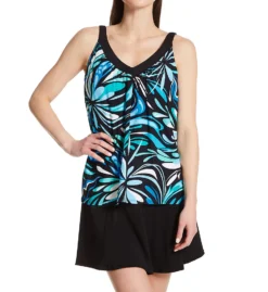 Coco Reef Cassis Swirl Core V-Neck Tankini Swim Top U81382 -Pour Moi Bikinis Shop coco reef coco01 u81382 cs1