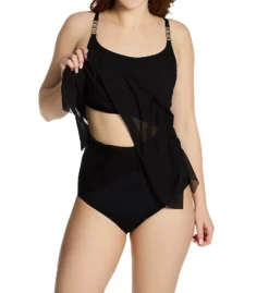 Coco Reef Classic Solids Current Mesh Layer Tankini Swim Top U95433 -Pour Moi Bikinis Shop coco reef coco01 u95433 cs1