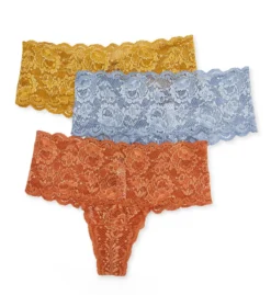 Cosabella Never Say Never Metallic Comfie Thongs - 3 Pack NSM3343 -Pour Moi Bikinis Shop cosabella cos001 nsm3343 cs2