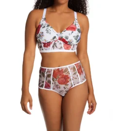 Cosabella Sardegna Printed Curvy Plunge Longline Bra SAR1162 -Pour Moi Bikinis Shop cosabella cos001 sar1162 cs1