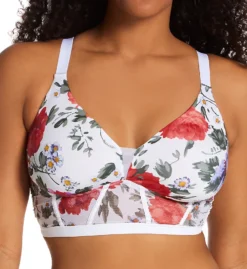 Cosabella Sardegna Printed Curvy Plunge Longline Bra SAR1162