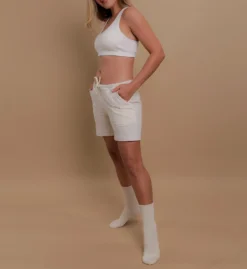 Cottonique Latex Free Organic Cotton Lounge Short W12211 -Pour Moi Bikinis Shop cottonique cot01 w12211 cs4