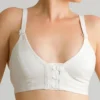 Cottonique Plus Latex Free Organic Cotton Front Close Bra W12227 -Pour Moi Bikinis Shop cottonique cot01 w12227 gs