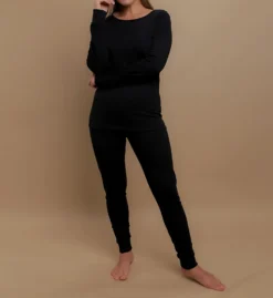 Cottonique Latex Free Cotton Thermal Base Layer Legging W12239 -Pour Moi Bikinis Shop cottonique cot01 w12239 cs1