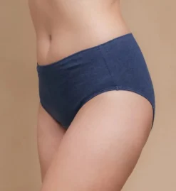 Cottonique Latex Free Organic Cotton Brief Panty - 2 Pack W22200