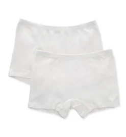 Cottonique Latex Free Organic Cotton Boyleg Panty - 2 Pack W22223 -Pour Moi Bikinis Shop cottonique cot01 w22223 cs2