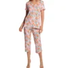 Cuddl Duds Short Sleeve Cropped PJ Set 8712881 -Pour Moi Bikinis Shop cuddl duds cudd01 8712881 gs