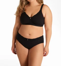 Curvy Couture Cotton Luxe Wire Free Bralette 1010 -Pour Moi Bikinis Shop curvy couture cuco01 1010 cs2