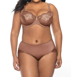 Curvy Couture Tulip Lace Push Up Balconette Bra 1017 -Pour Moi Bikinis Shop curvy couture cuco01 1017 cs5