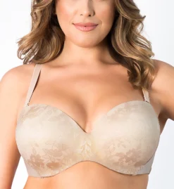Curvy Couture Strapless Sensation 7-Way Uplift Bra 1211 -Pour Moi Bikinis Shop curvy couture cuco01 1211 cs3