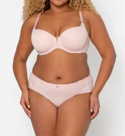Curvy Couture Tulip Sheer Smooth T-Shirt Push Up Bra 1274 -Pour Moi Bikinis Shop curvy couture cuco01 1274 cs3