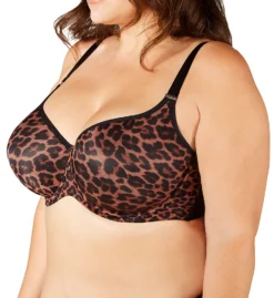 Curvy Couture Tulip Sheer Smooth T-Shirt Push Up Bra 1274
