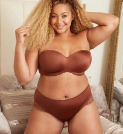 Curvy Couture Smooth Strapless Multi-Way Uplift Bra 1290 -Pour Moi Bikinis Shop curvy couture cuco01 1290 cs2